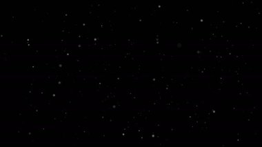 Atmosferik toz parçacıkları siyah arkaplanda izole edildi. Görüntüyü ekran üzerine yerleştir veya ekleme kipi ekle.