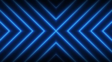 Neon ışıkları parlak fütürist trendsiz döngü teknolojisi grafikleri