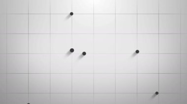 Çapraz çizgileri olan gri ve beyaz kurumsal geometrik soyut hareket arka planı. Kusursuz döngü. Video animasyonu Ultra HD 4K 3840x2160