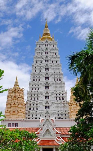 Прекрасний Буддійський Храм Бангкоку Таїланд — стокове фото