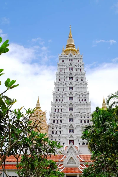 Krásný Buddhistický Chrám Bangkoku Thajsko — Stock fotografie