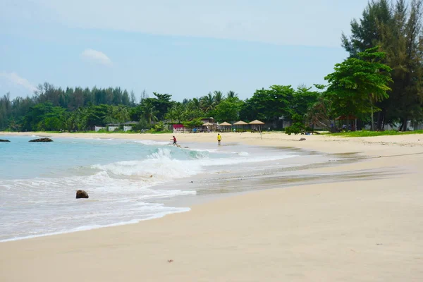 Veduta Della Spiaggia Sabbia Isola Sulla Spiaggia Trang Thailandia — Foto Stock