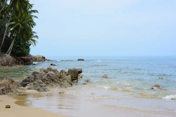 Vista Playa Arena Isla Playa Trang Tailandia — Foto de Stock