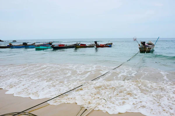 Vue Sur Plage Sable Fin Île Sur Plage Trang Thaïlande — Photo