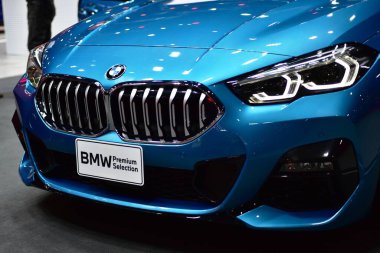 Araba markası ve ilgili eşyalar. 1-13 Aralık 2020 tarihlerinde Bangkok Impac Bangkok, Tayland 'daki 