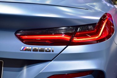 Araba markası ve ilgili eşyalar. 1-13 Aralık 2020 tarihlerinde Bangkok Impac Bangkok, Tayland 'daki 