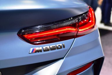 Araba markası ve ilgili eşyalar. 1-13 Aralık 2020 tarihlerinde Bangkok Impac Bangkok, Tayland 'daki 