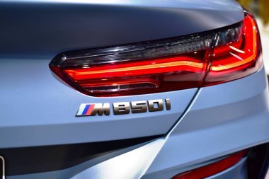 Araba markası ve ilgili eşyalar. 1-13 Aralık 2020 tarihlerinde Bangkok Impac Bangkok, Tayland 'daki 