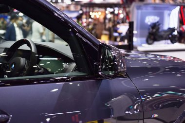 Araba markası ve ilgili eşyalar. 1-13 Aralık 2020 tarihlerinde Bangkok Impac Bangkok, Tayland 'daki 