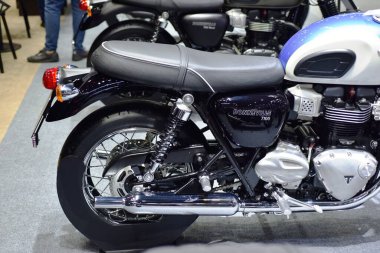 Araba markası ve ilgili eşyalar. 1-13 Aralık 2020 tarihlerinde Bangkok Impac Bangkok, Tayland 'daki 