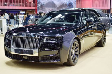 Araba markası ve ilgili eşyalar. 1-13 Aralık 2020 tarihlerinde Bangkok Impac Bangkok, Tayland 'daki 