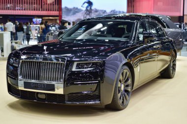 Araba markası ve ilgili eşyalar. 1-13 Aralık 2020 tarihlerinde Bangkok Impac Bangkok, Tayland 'daki 