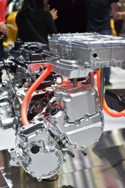 Araba markası ve ilgili eşyalar. 1-13 Aralık 2020 tarihlerinde Bangkok Impac Bangkok, Tayland 'daki 