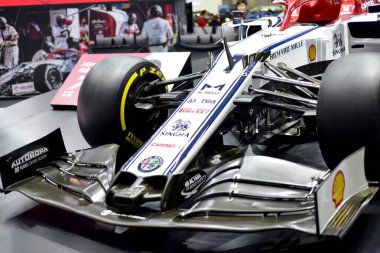 Araba markası ve ilgili eşyalar. 1-13 Aralık 2020 tarihlerinde Bangkok Impac Bangkok, Tayland 'daki 