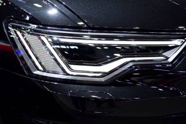 Araba markası ve ilgili eşyalar. 1-13 Aralık 2020 tarihlerinde Bangkok Impac Bangkok, Tayland 'daki 