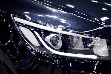 Araba markası ve ilgili eşyalar. 1-13 Aralık 2020 tarihlerinde Bangkok Impac Bangkok, Tayland 'daki 