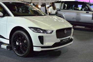 Araba markası ve ilgili eşyalar. 1-13 Aralık 2020 tarihlerinde Bangkok Impac Bangkok, Tayland 'daki 