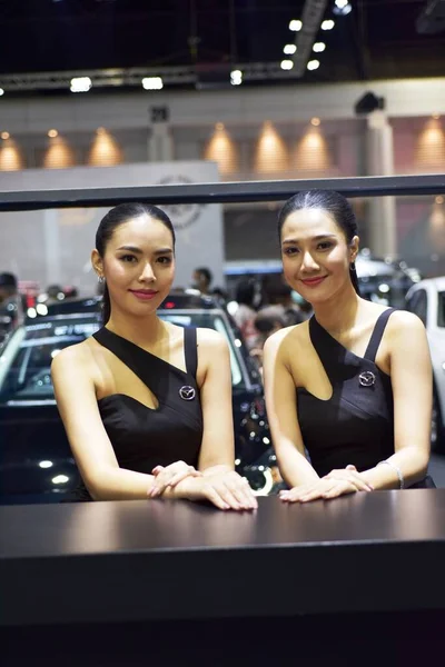Značka Auta Související Položky Přijďte Veletrhy Motor Show 2020 Bangkok — Stock fotografie