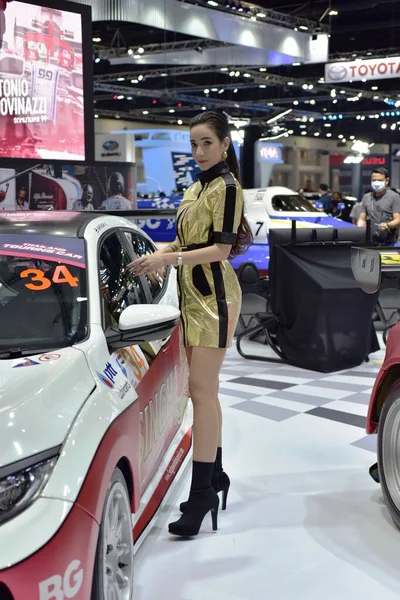 Marca Carro Itens Relacionados Saia Para Feiras Motor Show 2020 — Fotografia de Stock