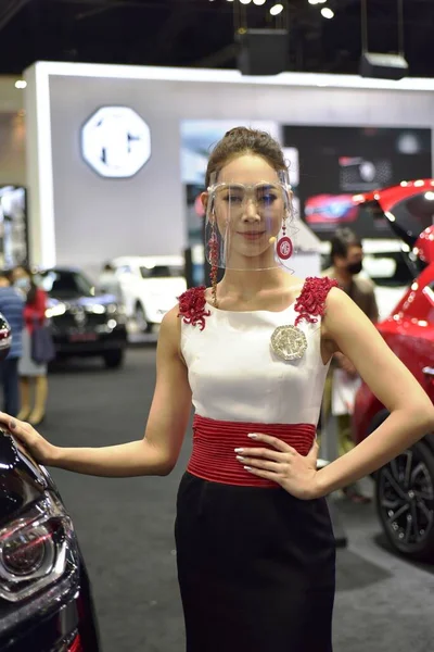 汽车品牌及相关项目 参加2020年12月1日至13日在泰国曼谷Impac竞技场举行的 2020年汽车展 — 图库照片