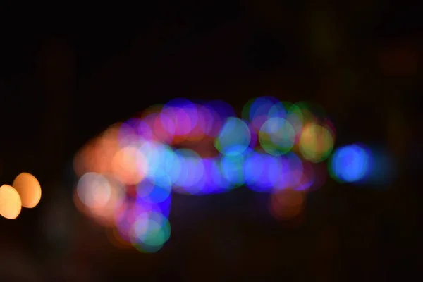 Fond Abstrait Avec Des Lumières Bokeh — Photo