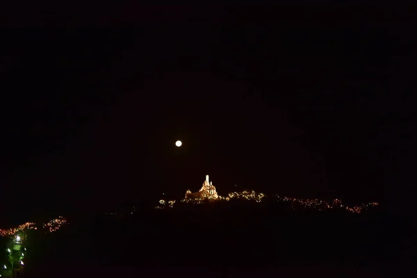 Templo Budista Noite — Fotografia de Stock