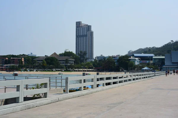 Seebrücke Pattaya Thailand — Stockfoto