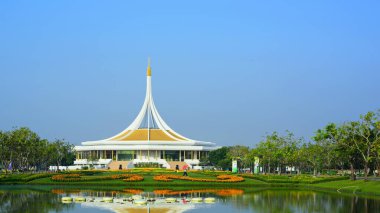 Yazın Tayland 'da güzel bir park manzarası