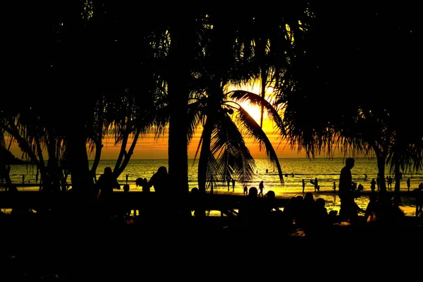 Sonnenuntergang Strand — Stockfoto