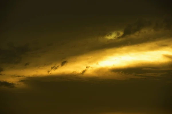 Prachtige Zonsondergang Boven Tropisch Bos — Stockfoto