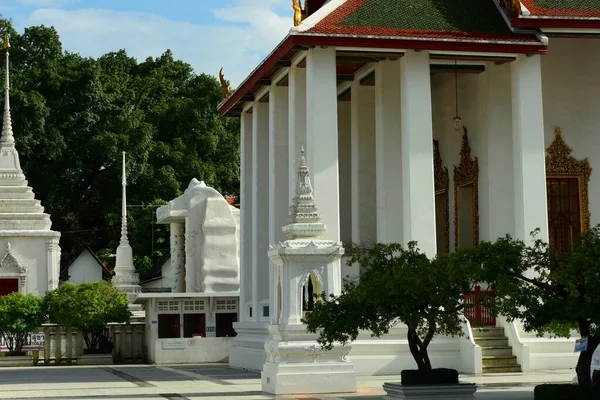Thailändischer Tempel Und Buddha Statue Thailand — Stockfoto