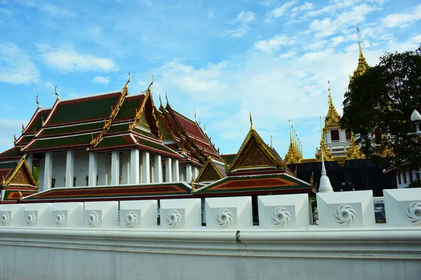 Temple Thaï Statue Bouddha Thaïlande — Photo