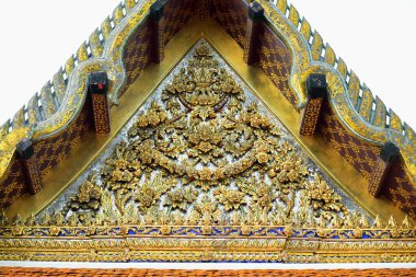 Tayland 'daki Thai tapınağı ve Buda heykeli