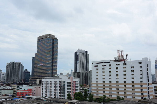 Modern Bangkok city in Thailand