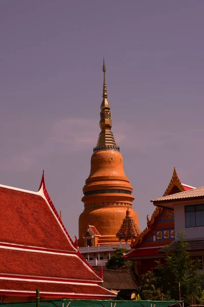 Buddhistický Chrám Bangkoku Thajsku — Stock fotografie