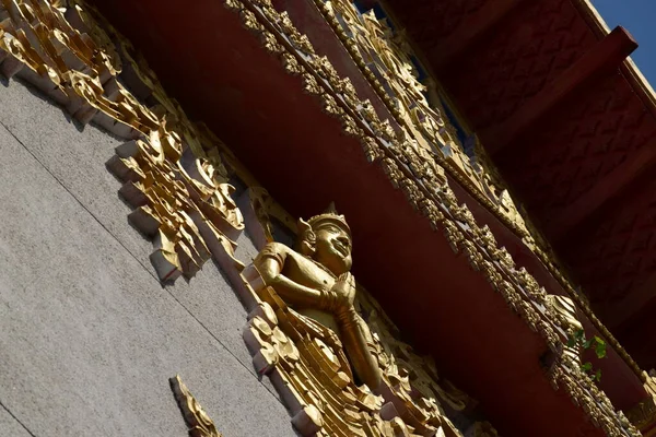 Złoty Budda Wat Phra Kaew Bangkok Tajlandia — Zdjęcie stockowe