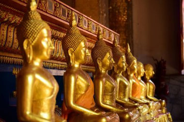 Altın Buda heykeli Wat Po, Bangkok, Tayland 'da