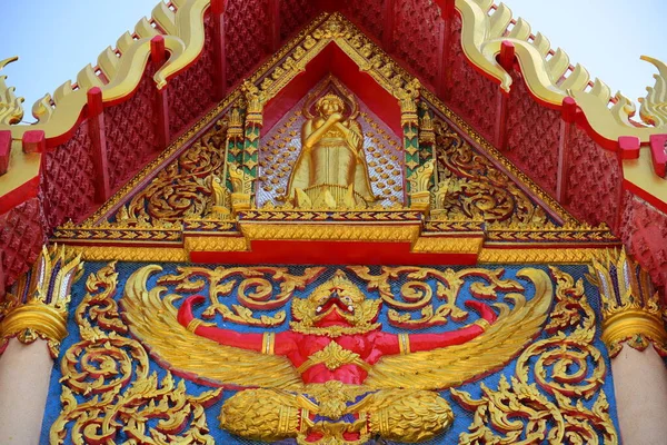 Zlatá Socha Buddhy Wat Phra Kaew Bangkok Thailand — Stock fotografie