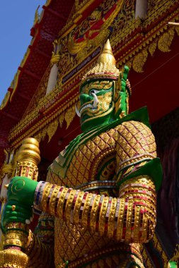 Wat phra kaew 'in altın heykeli, Bangkok, Tayland