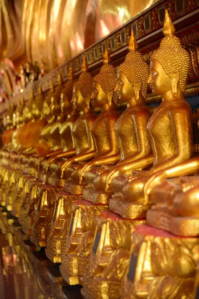 Golden Buddha Wat Pho Bangkok Thailand — Stock Photo, Image