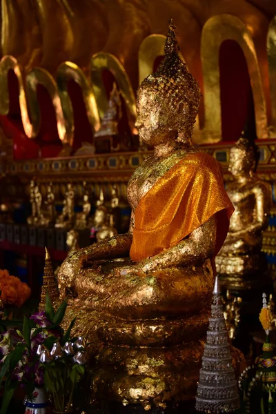 Altın Buda Heykeli Wat Bangkok Tayland — Stok fotoğraf