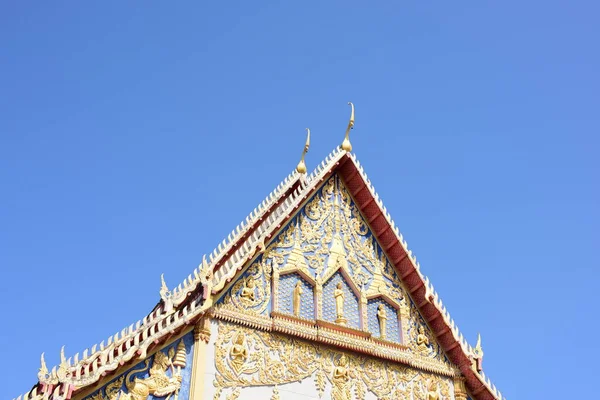 Telhado Templo Cidade Tailândia — Fotografia de Stock