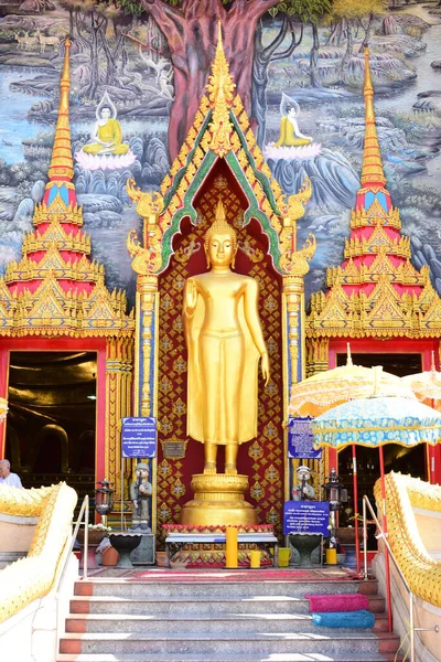 Ват Пхра Кэу Икона Изумрудного Будды Бангкок Таиланд — стоковое фото