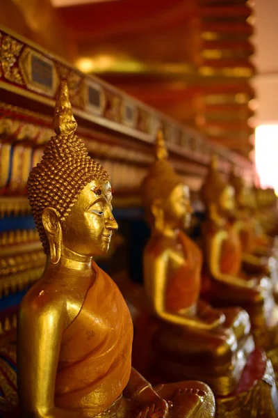 Goldene Buddha Statue Wat Pho Bangkok Thailand — Stockfoto