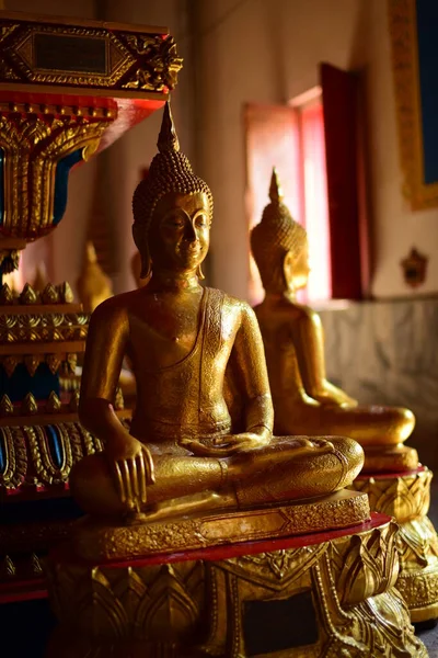 Statue Bouddha Doré Wat Pho Bangagara Thailand — Photo