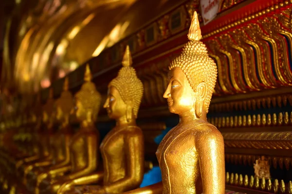 Gouden Boeddha Wat Pho Bangkok Thailand — Stockfoto