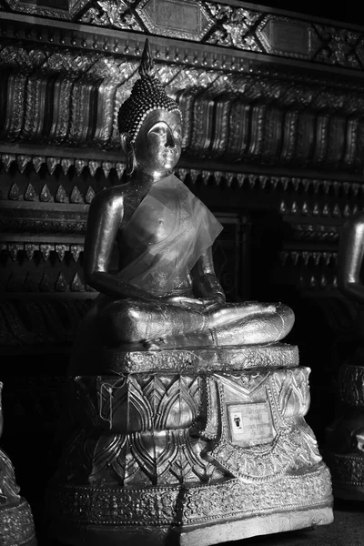 Buddha Szobor Buddhista Templom Thaiföld — Stock Fotó