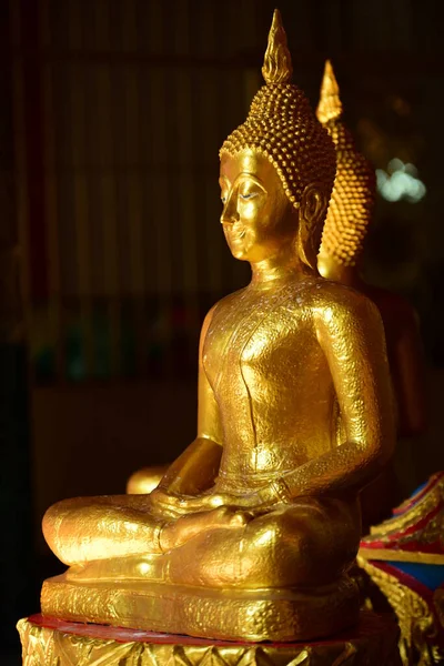 Estatua Oro Buddha Wat Pho Bange Net Thailand — Foto de Stock