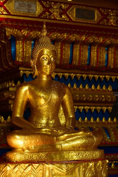 Gouden Boeddha Standbeeld Wat Pho Bangkok Thailand — Stockfoto