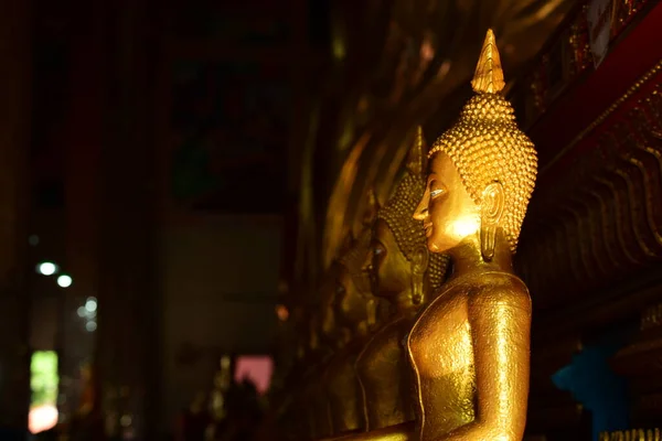 Goldener Buddha Wat Pho Bangkok Thailand — Stockfoto